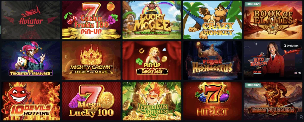 pin up casino slots